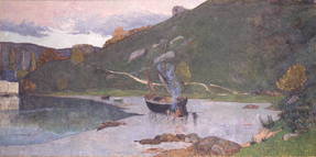 Le port de Pont-Aven - Maxime Maufra image 1 copie de tableau peinte à la main