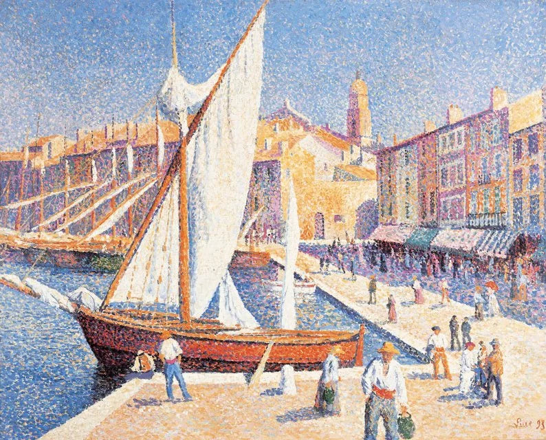 Saint-Tropez havn - Maximilien Luce