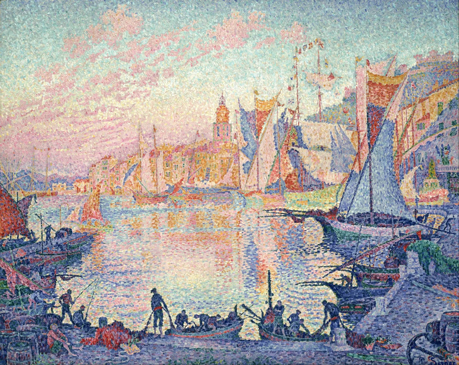 Havnen i Saint-Tropez - Paul Signac