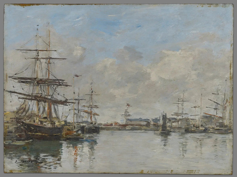 Havneporten i Le Havre - Eugène Boudin