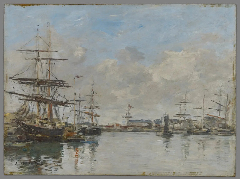 Havneporten i Le Havre - Eugène Boudin