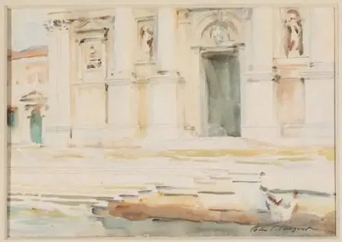 Portalen til S. Giorgio Maggiore, Venezia - John Singer Sargent