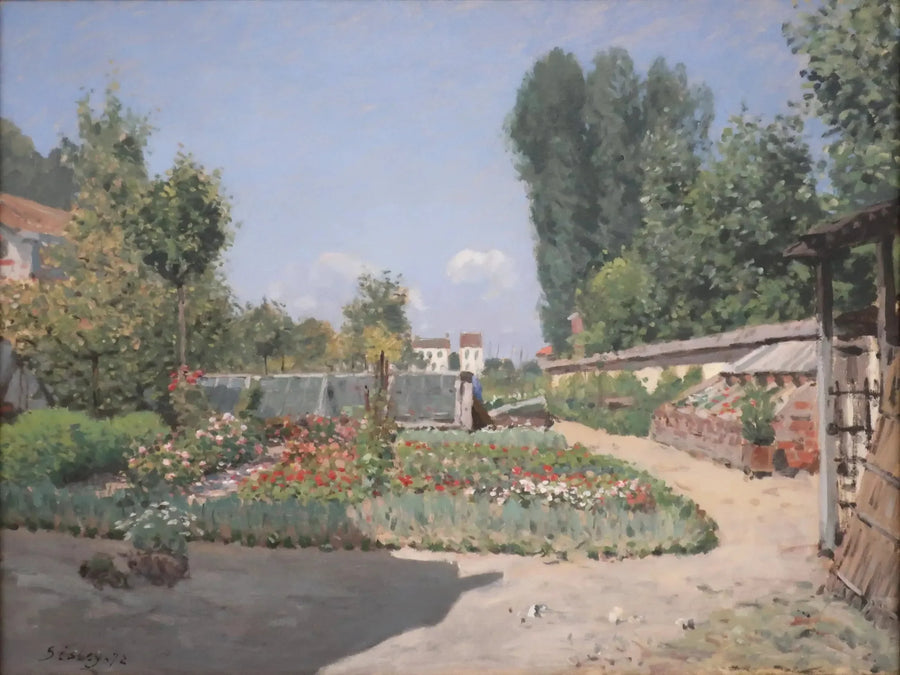 Kjøkkenhagen (Kjøkkenhagen) - Alfred Sisley