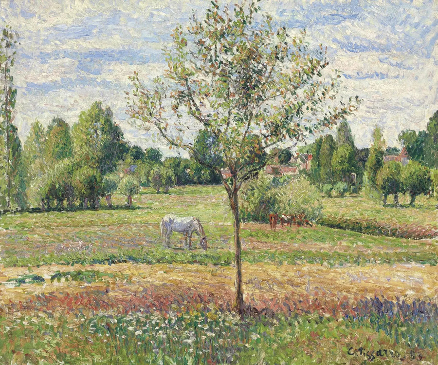 Hesten i Gresset, Éragny - Camille Pissarro