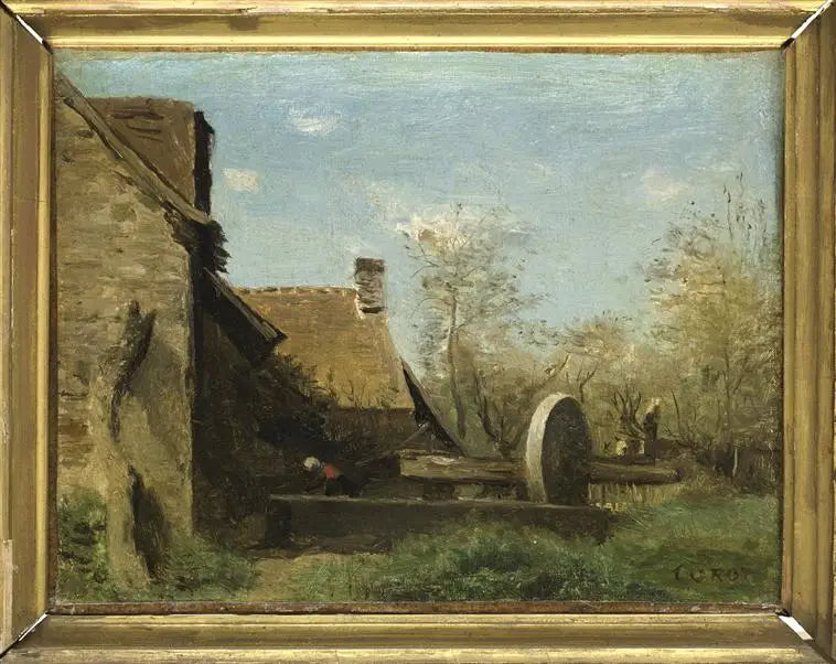 Domfront presser - Jean-Baptiste Camille Corot