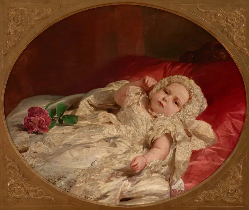 Prins Arthur William i syv ukers alder - Franz Xaver Winterhalter

Source:
Le prince Arthur William à l'âge de sept semaines - Franz Xaver Winterhalter