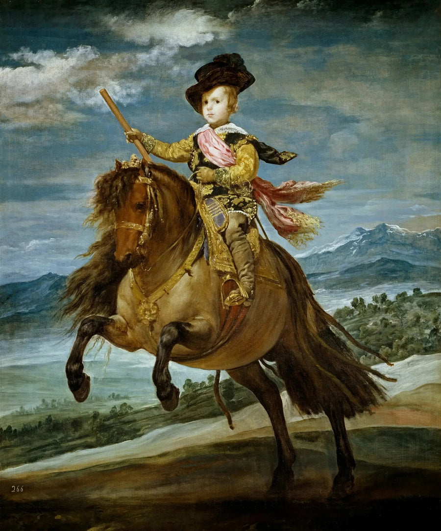 Prins Balthazar Carlos til hest - Diego Velázquez