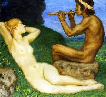 Vårens Kjærlighet - Franz Von Stuck