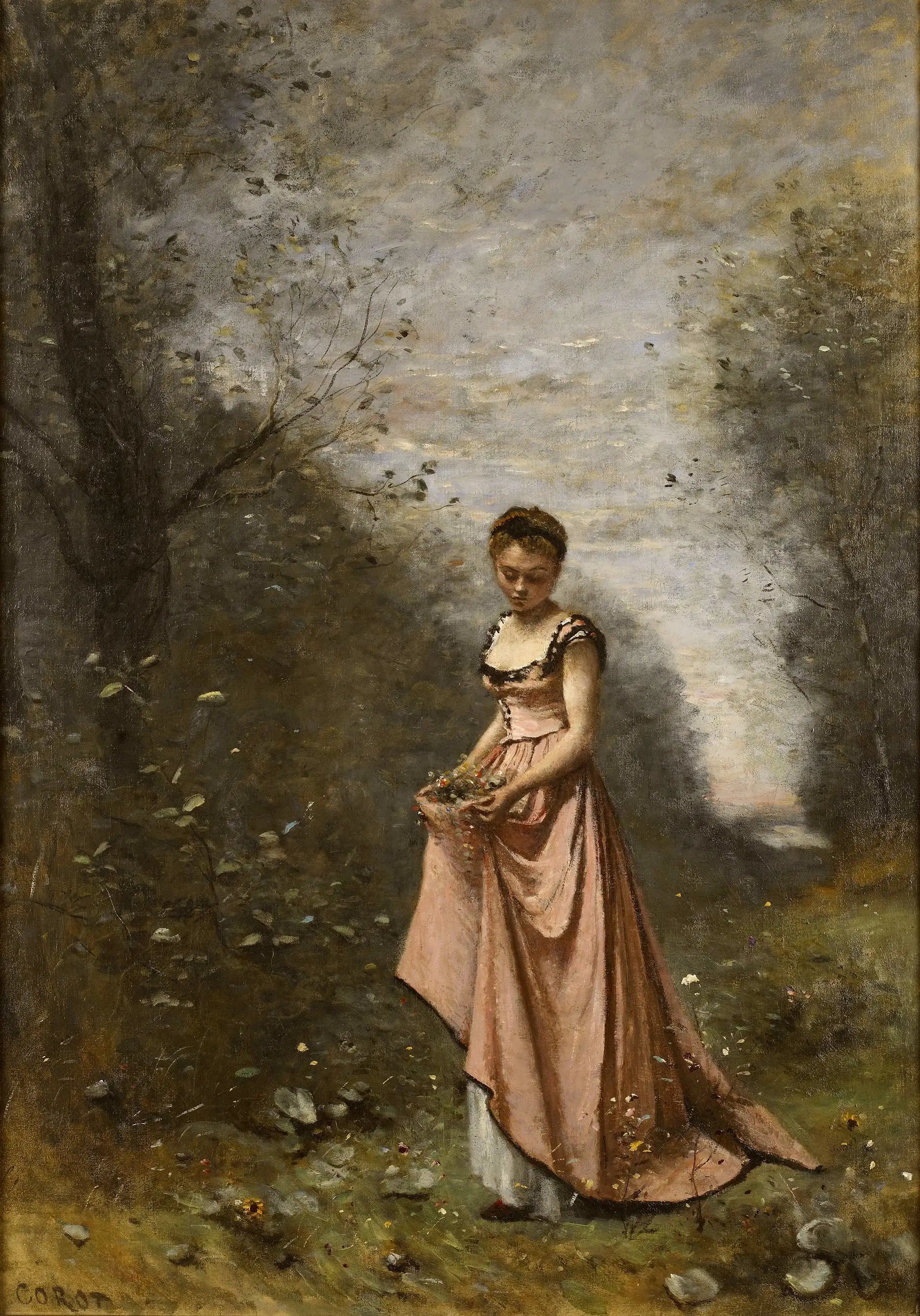 Le printemps de la vie - Jean-Baptiste Camille Corot - Alpha Reproduction