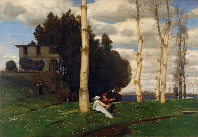 Våren (De tre livsaldre) - Arnold Böcklin

Source:
Le Printemps (Les Trois Âges de la Vie) - Arnold Böcklin