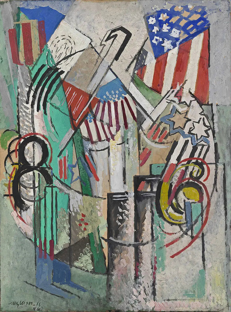 Prisen på kuttet Astor (Flaggene) - Albert Gleizes