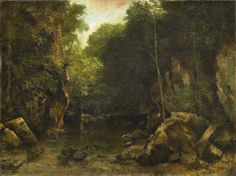 Den svarte brønn - Gustave Courbet