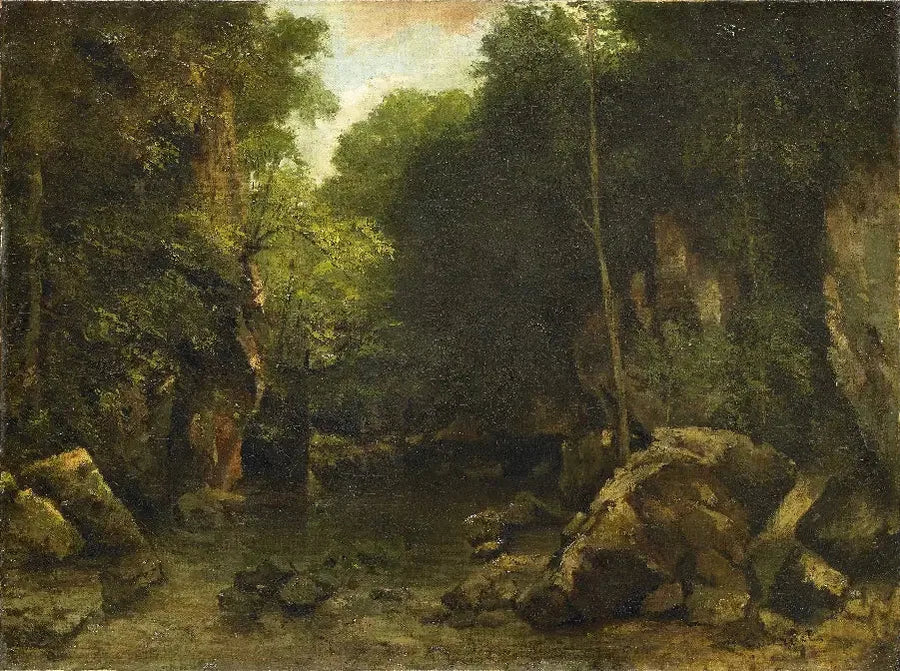 Den svarte brønn - Gustave Courbet