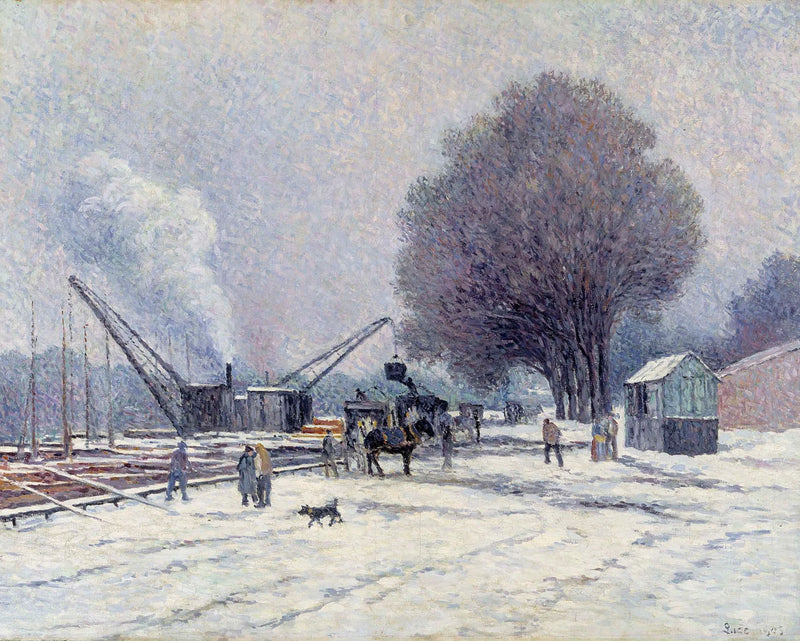 Boulogne kai - Maximilien Luce