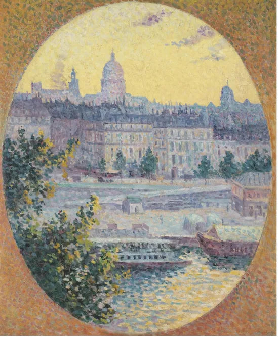 Quai de Montebello og Sainte-Geneviève-høyden - Maximilien Luce
