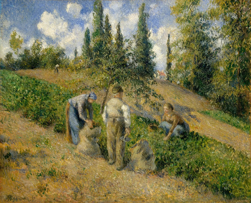 Høsten, Pontoise - Camille Pissarro