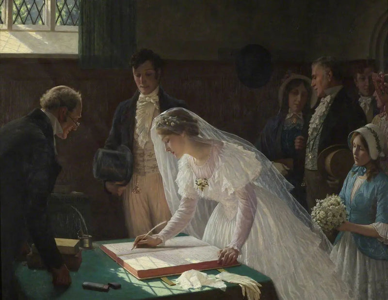 Ekteskapsregisteret - Edmund Blair Leighton

Source:
Le registre de mariage - Edmund Blair Leighton