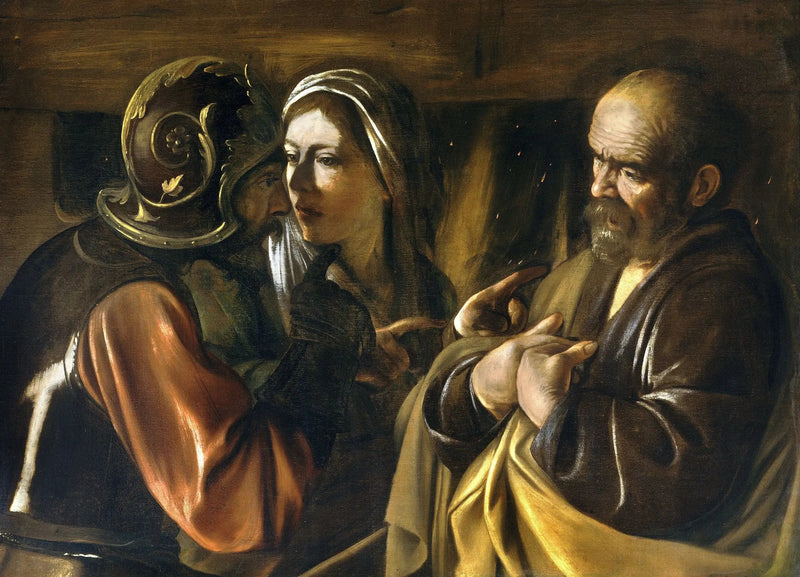 Peters fornektelse - Caravaggio