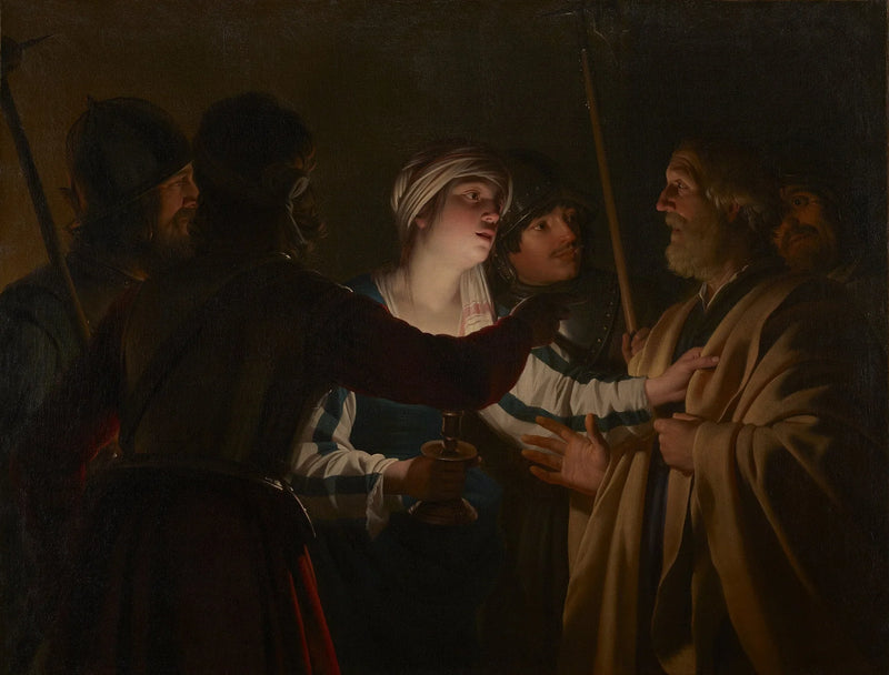 Den fornektelse av apostelen Peter - Gerrit van Honthorst