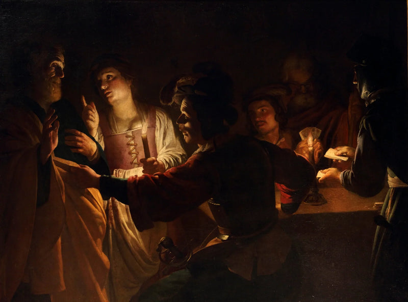 Den fornektelse av apostelen Peter - Gerrit van Honthorst