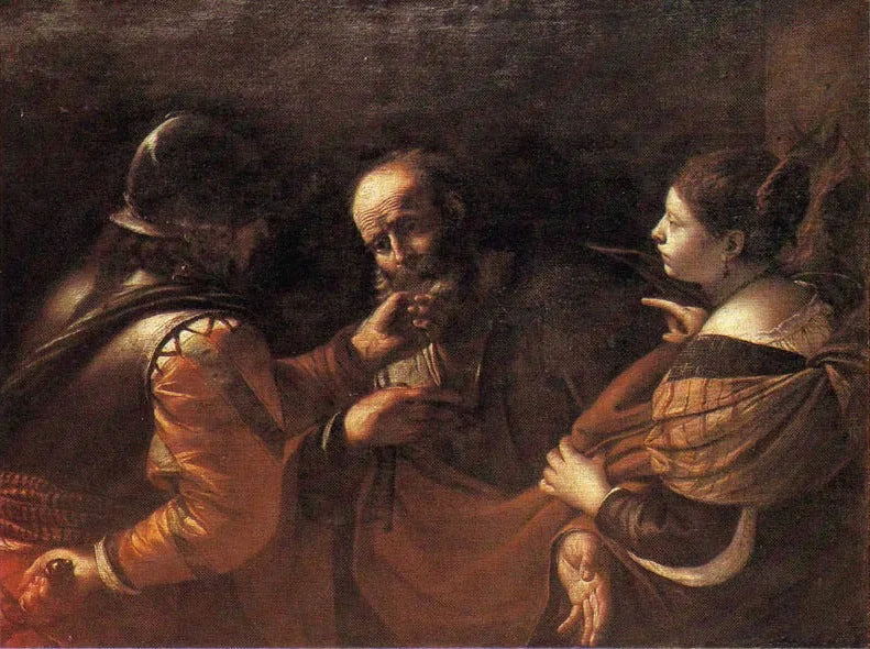 Saint Pierre avvisning - Mattia Preti