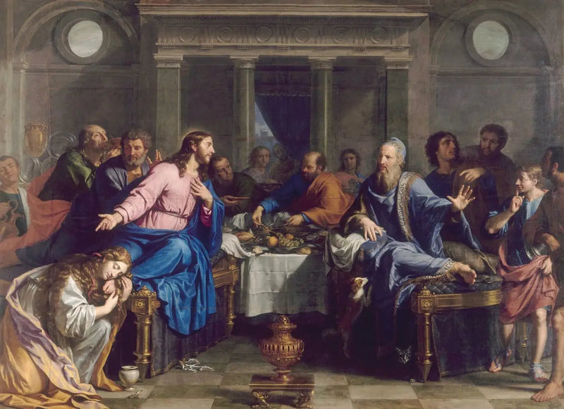 Måltidet hos Simon - Philippe de Champaigne