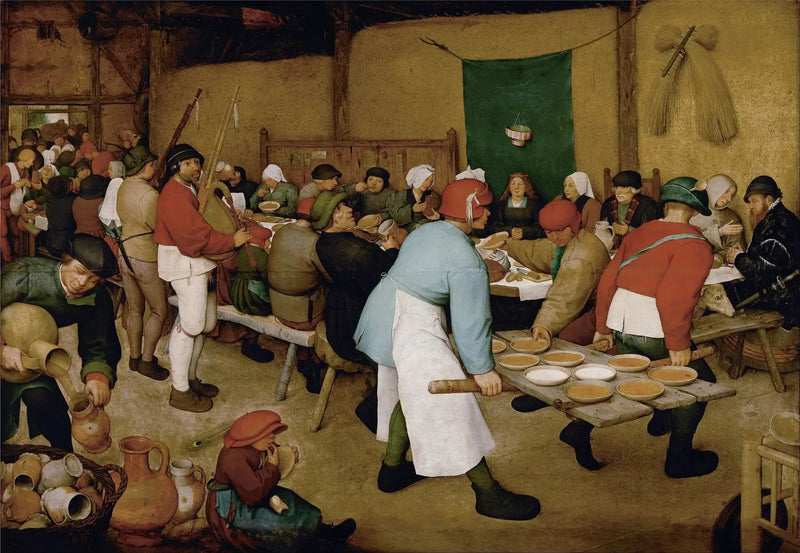 Bryllupsfesten - Pieter Brueghel den eldre