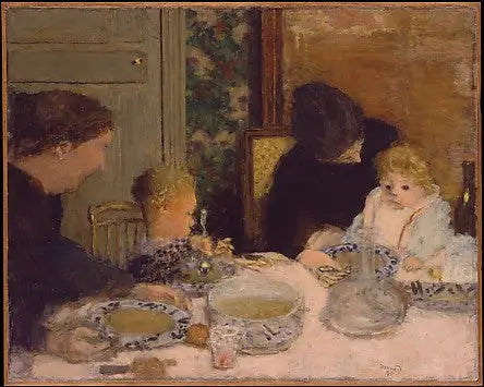 Barnas måltid - Pierre Bonnard