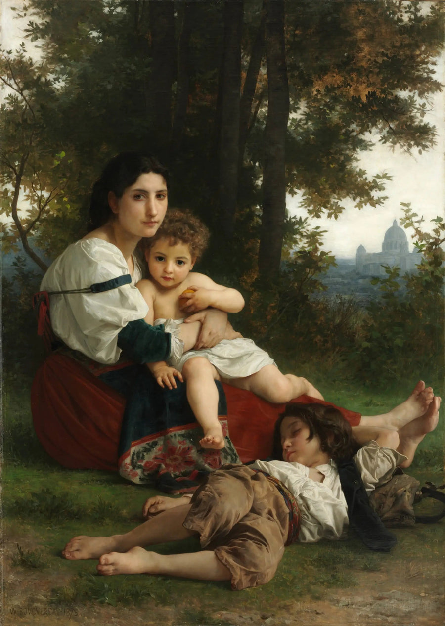 Hvile - Bouguereau