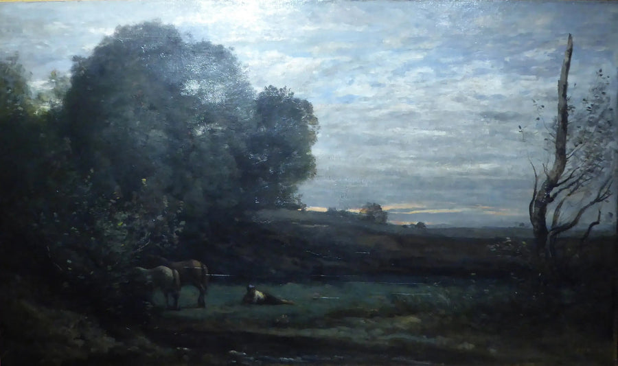 Hestenes hvilested - Jean-Baptiste Camille Corot