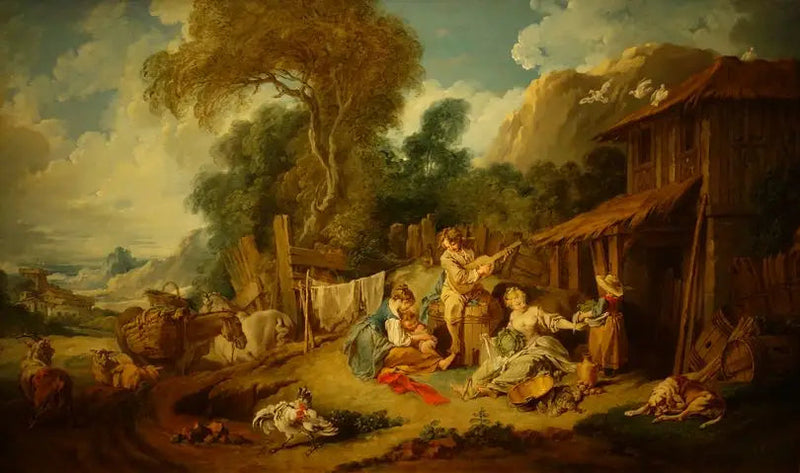 Bondegårdsfred - François Boucher