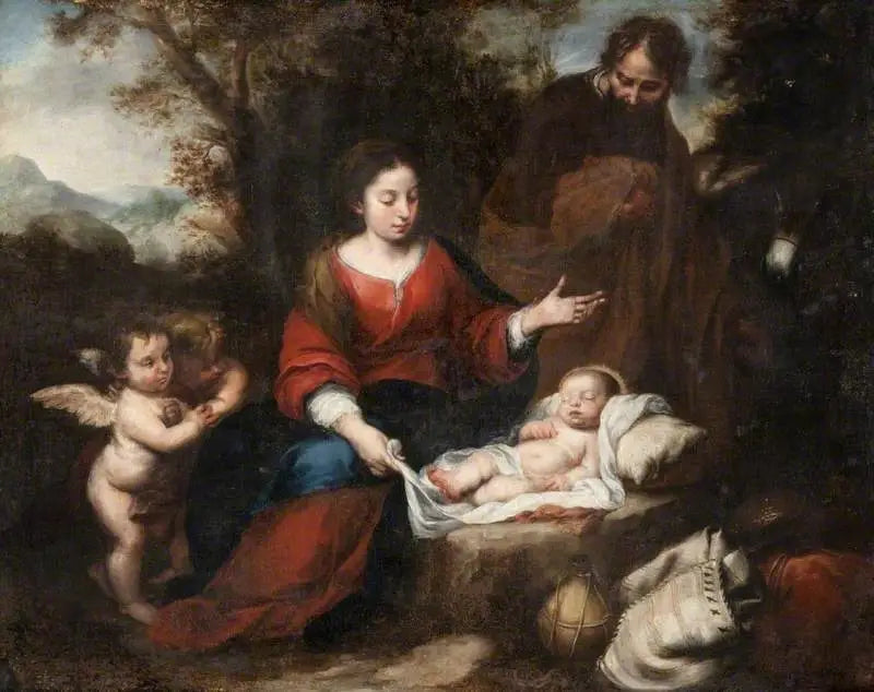 Hvile under flukten til Egypt - Bartolomé Esteban Murillo

Source:
Le repos pendant la fuite en Égypte - Bartolomé Esteban Murillo