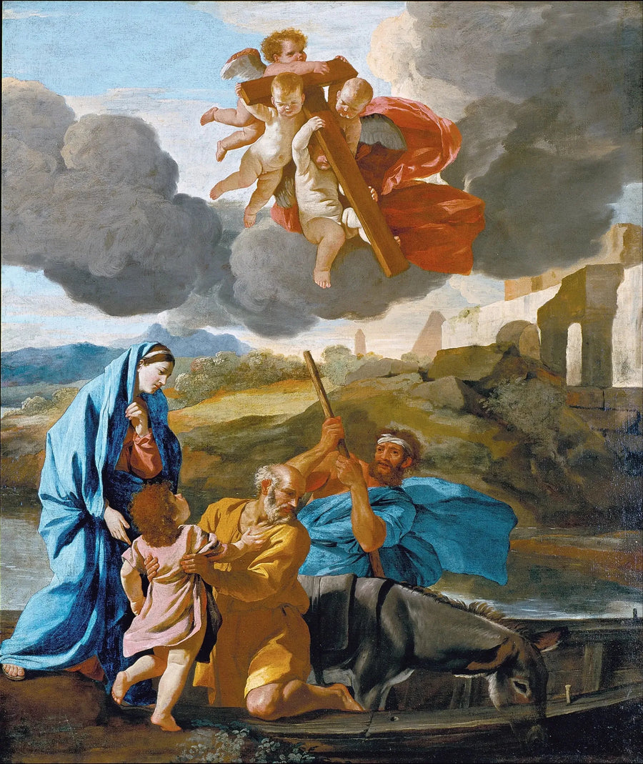 Tilbake til Egypt - Nicolas Poussin