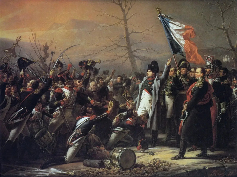 Napoleons tilbakekomst fra Elba-øya - Charles de Steuben

Source:
Le retour de Napoléon de l'île d'Elbe - Charles de Steuben