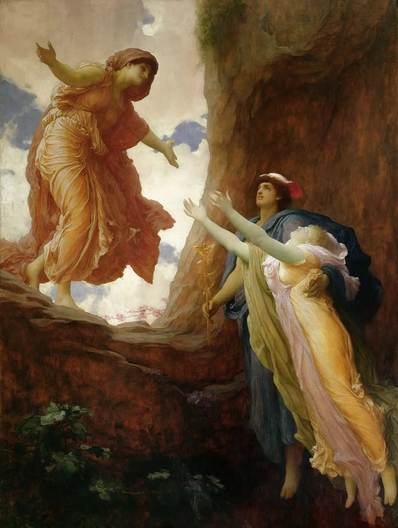 Perséphones tilbakekomst - Frederic Leighton

Source:
Le retour de Perséphone - Frederic Leighton