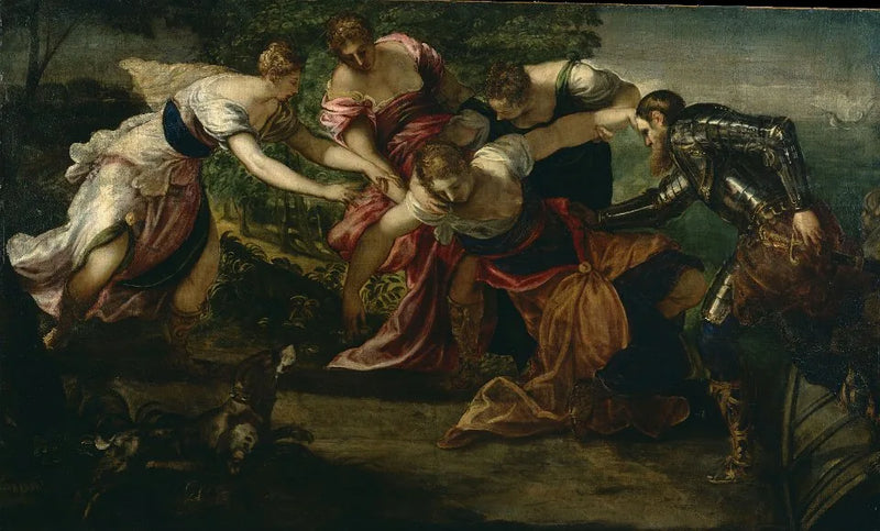 Pompeis tilbakekomst etter slaget ved Pharsalus - Jacopo Tintoretto
