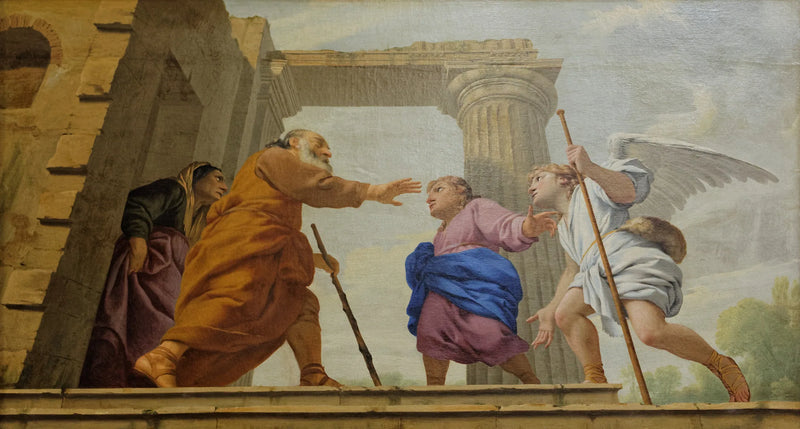 Tobias' tilbakekomst - Eustache Le Sueur