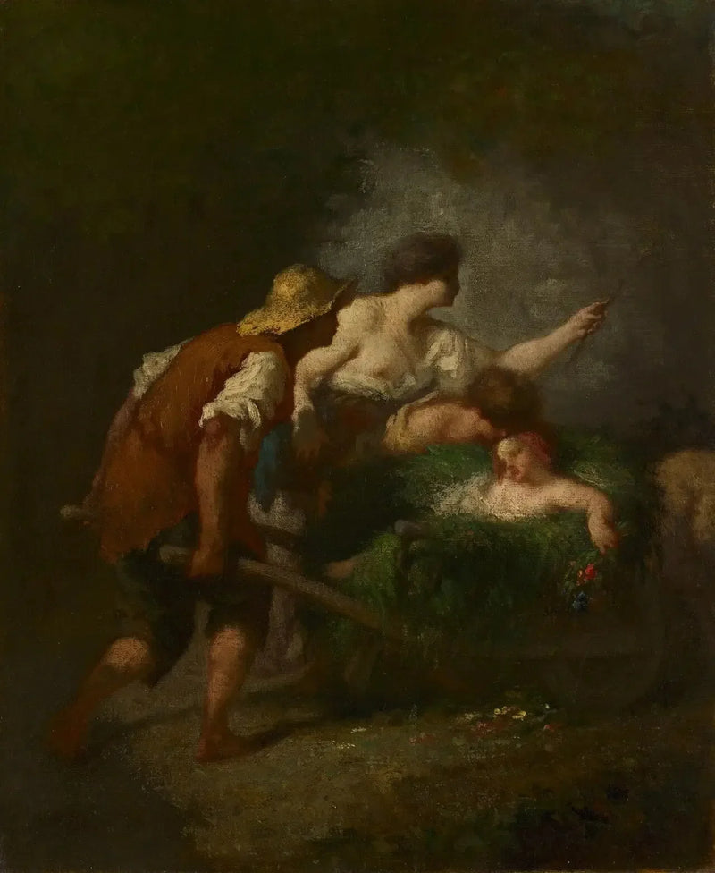 Tilbakekomsten av åkrene - Jean-François Millet