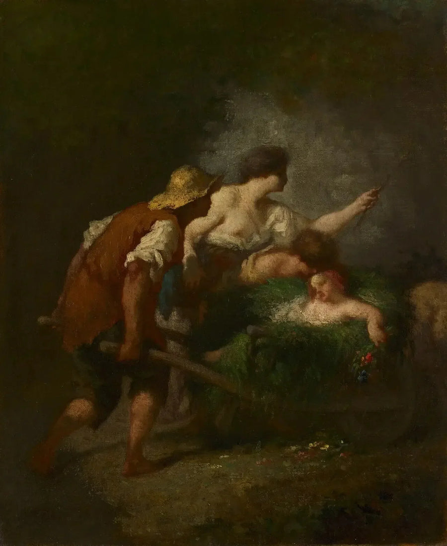 Tilbakekomsten av åkrene - Jean-François Millet