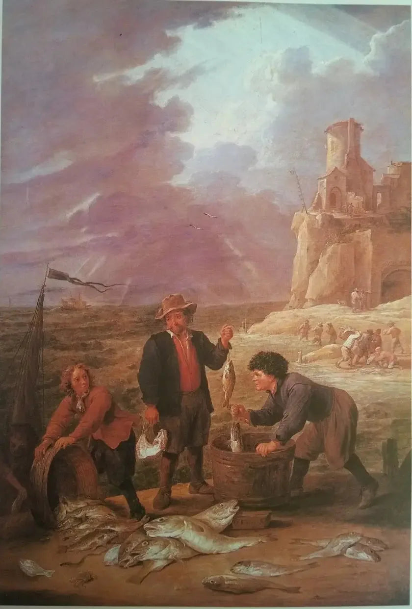 Fiskernes tilbakekomst med fangsten deres - David Teniers den Yngre

Source:
Le retour des pêcheurs avec leurs prises - David Teniers le Jeune