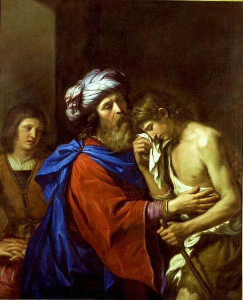Den bortkomne sønnens tilbakekomst. - Guercino