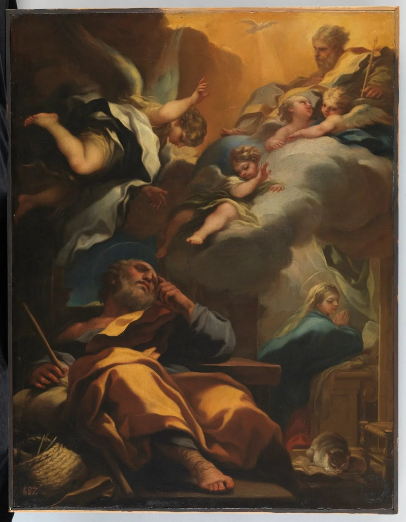 Saint Josephs drøm - Luca Giordano