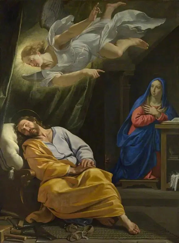 Saint Josephs drøm - Philippe de Champaigne