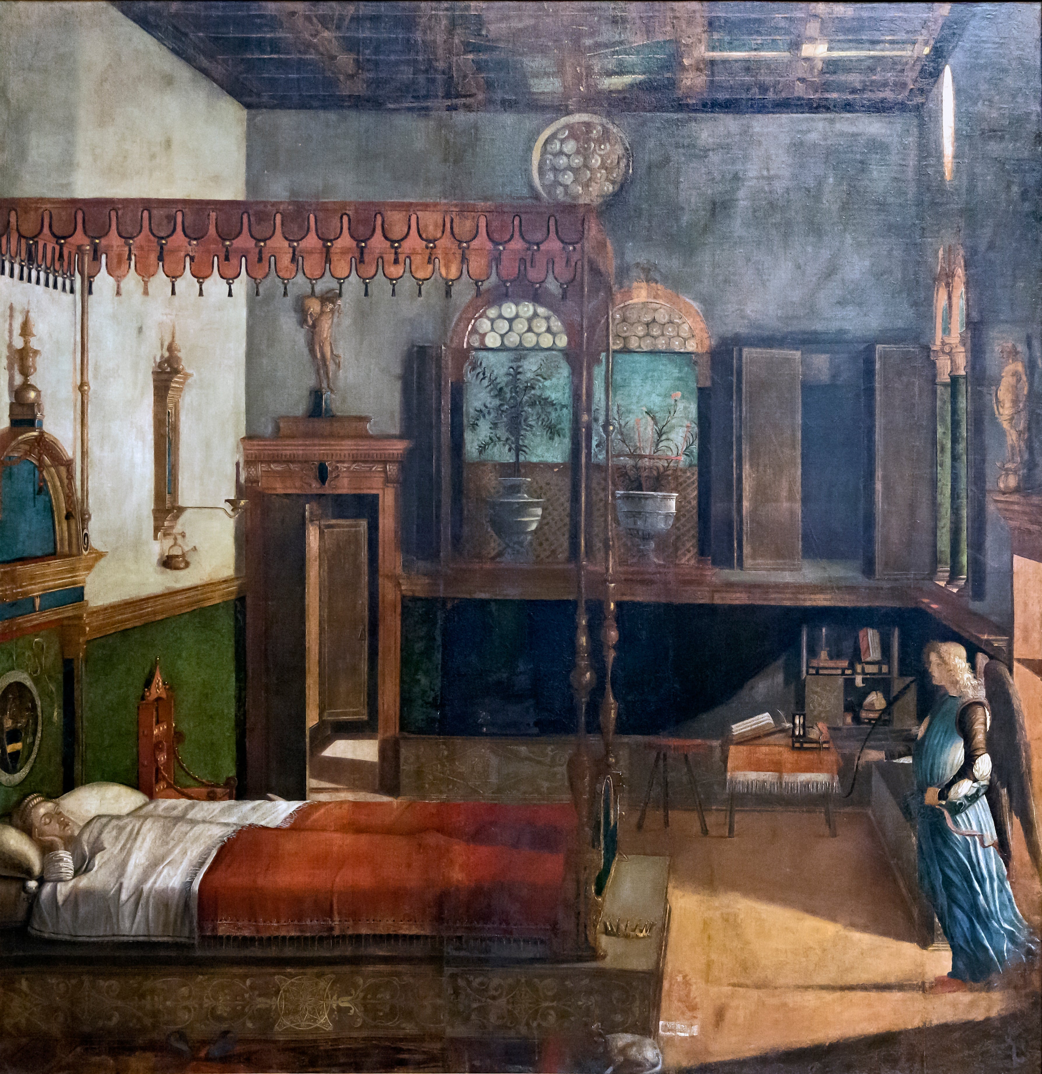 Le Rêve de sainte Ursule - Vittore Carpaccio image 1 reproduction artisanale de tableau