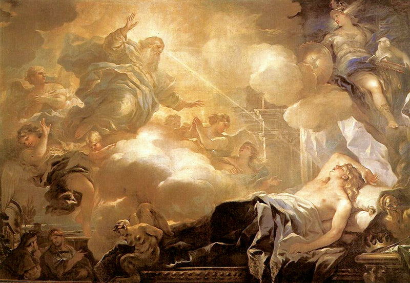 Salomos drøm - Luca Giordano