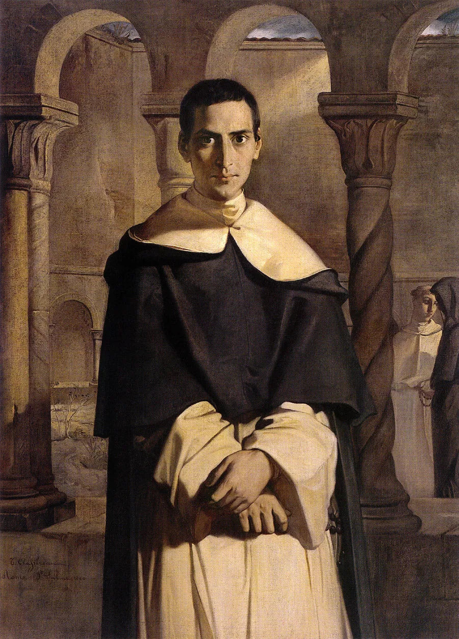 Den reverende far Dominique Lacordaire av dominikanerordenen - Théodore Chassériau