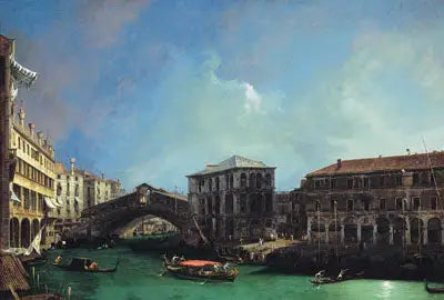 Le Rialto depuis le Nord - Canaletto - Alpha Reproduction