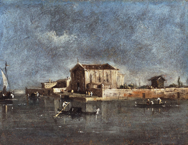 Rio dei Mendicanti i Venezia - Francesco Guardi