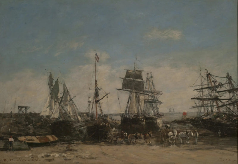 Stranden i Portrieux, Côtes-du-Nord - Eugène Boudin
