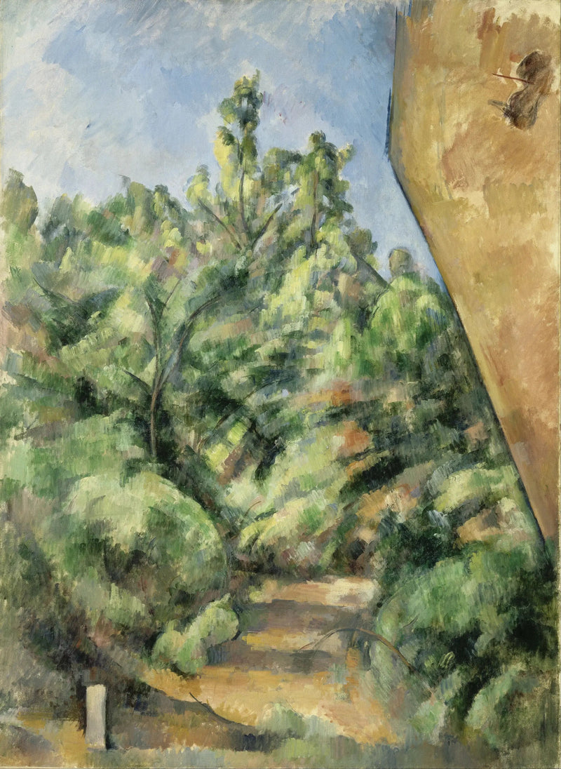 Den røde klippen - Paul Cézanne